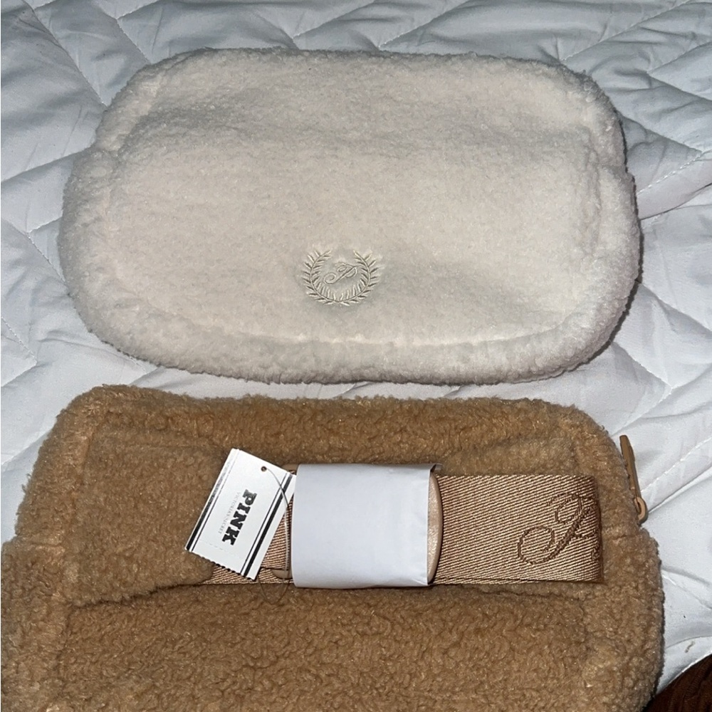 Elegant Cream and Tan Women's Accessories Set